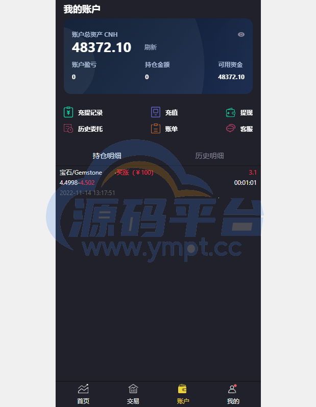 图片[4]-二开版微交易系统/贵金属交易平台/微盘交易系统 - 源码平台网-源码平台网