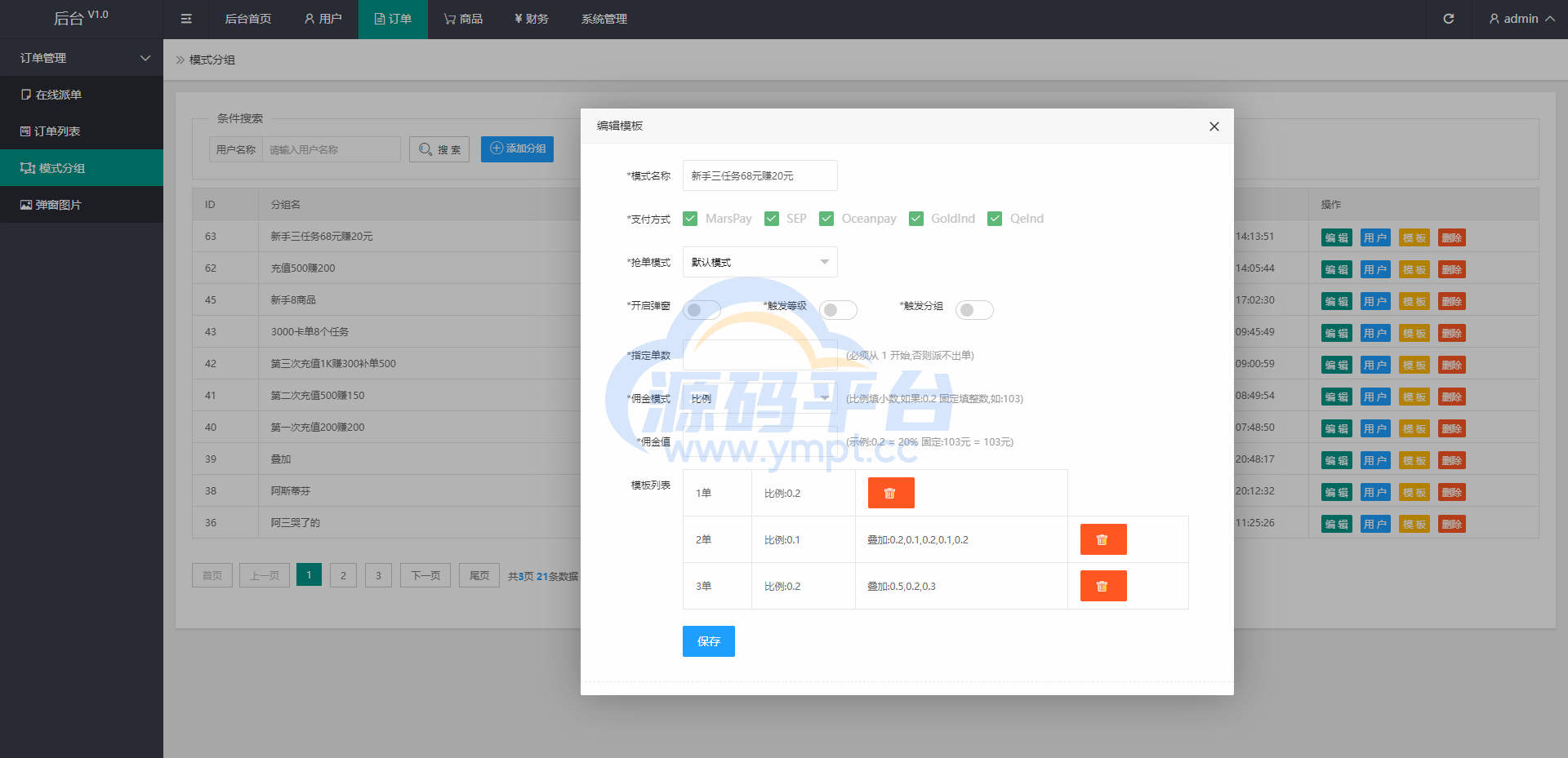 图片[11]-多语言订单自动匹配系统/海外抢单刷单系统/分组杀/代理后台 - 源码平台网-源码平台网
