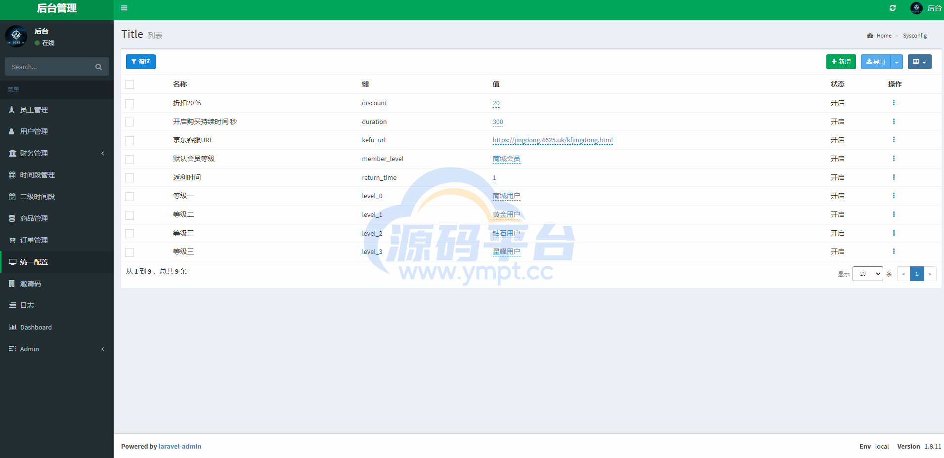 图片[9]-京东优惠卷系统/优惠卷投资返利/代理后台/奢饰品投资理财 - 源码平台网-源码平台网