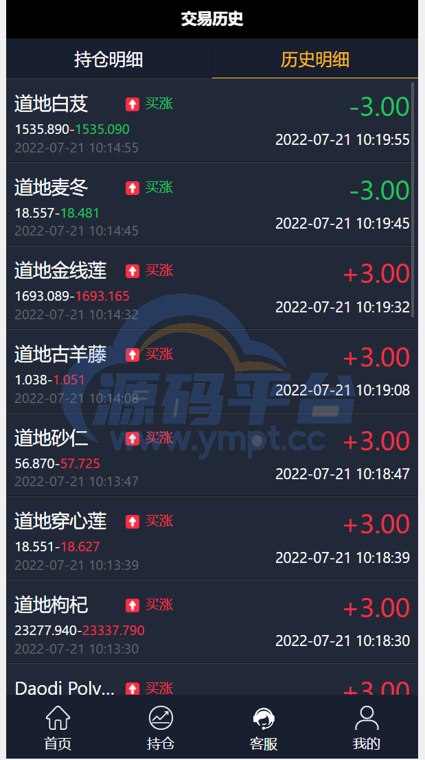 图片[9]-完美版三语言微交易系统/微盘源码/K线正常/投资理财源码 - 源码平台网-源码平台网