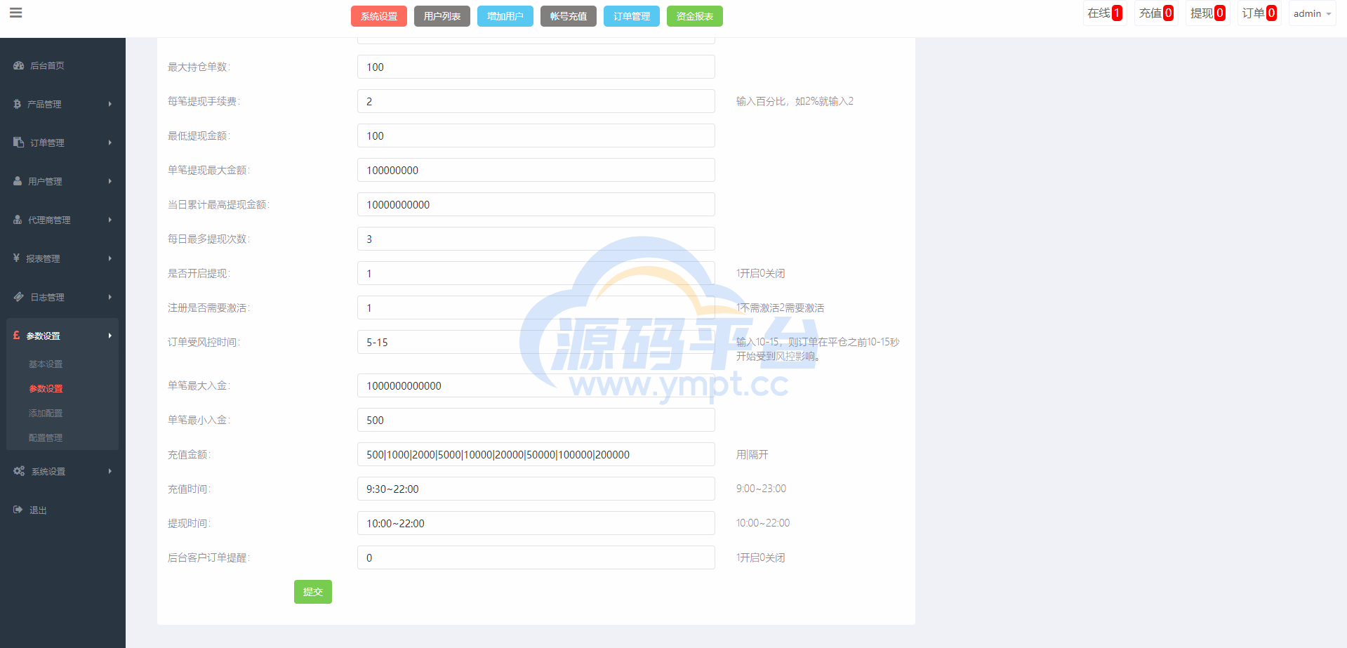 图片[13]-运营版微盘期货交易系统/微交易源码/代理后台/用户风控 - 源码平台网-源码平台网