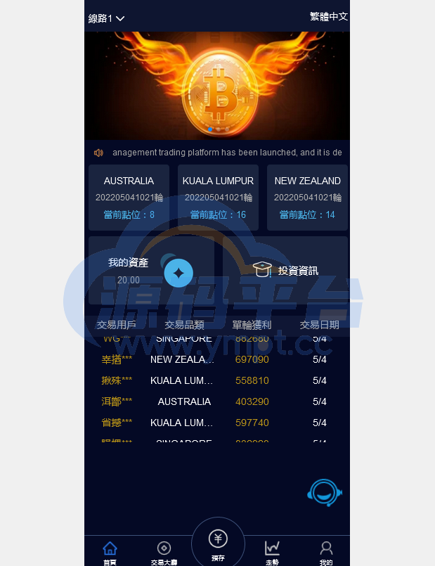图片[1]-全新vue版28游戏源码/伪交易所系统/游客试玩/自带客服系统 - 源码平台网-源码平台网