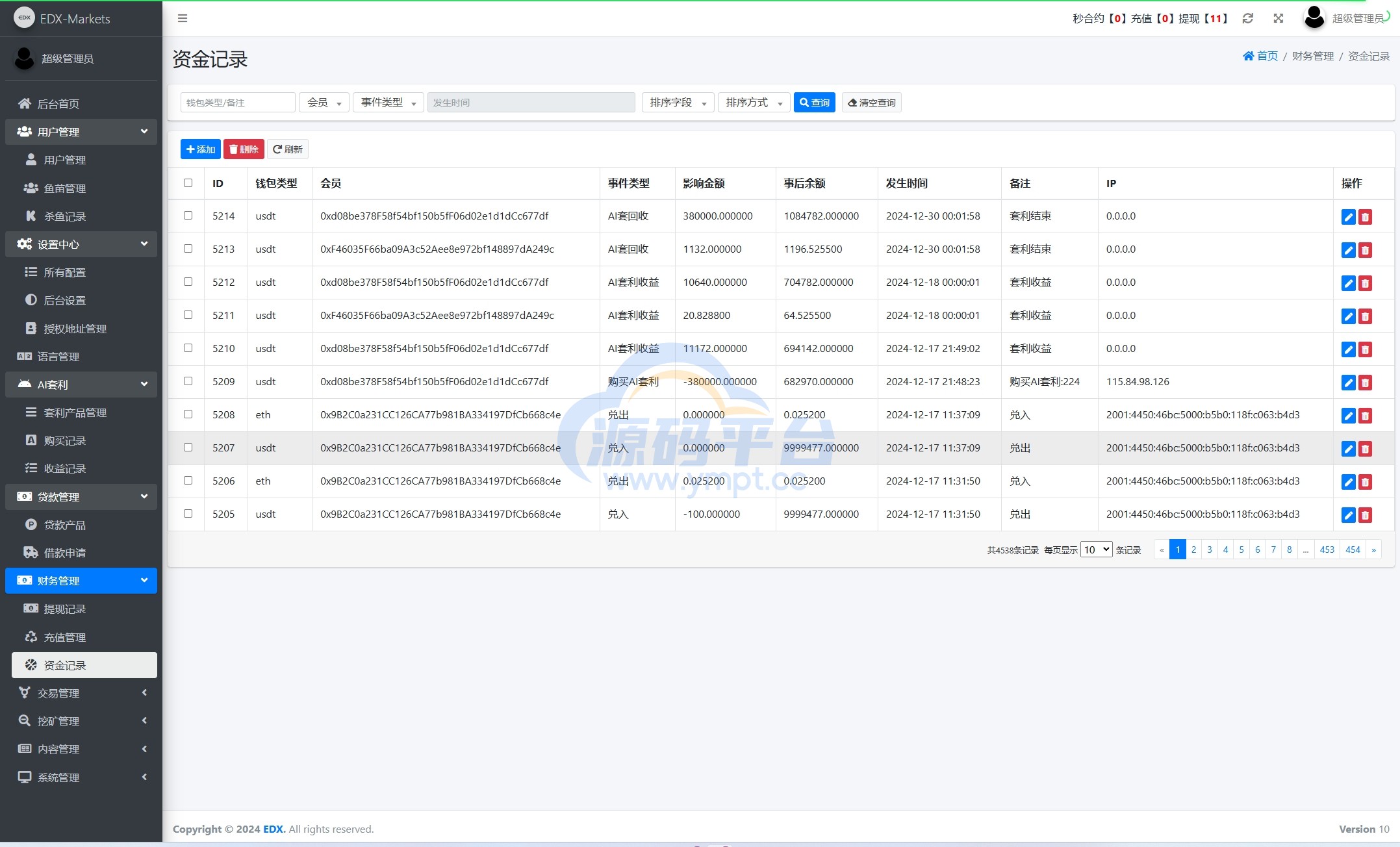 图片[9]-海外DAPP交易所/虚拟币/外汇黄金交易/借贷/质押 - 源码平台网-源码平台网