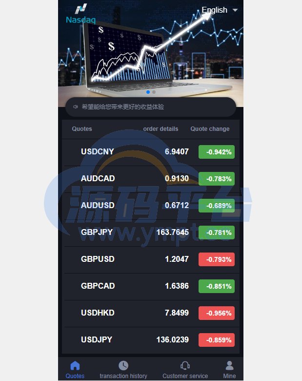 图片[1]-重构版海外微盘系统/外汇微交易系统/伪交易所源码 - 源码平台网-源码平台网
