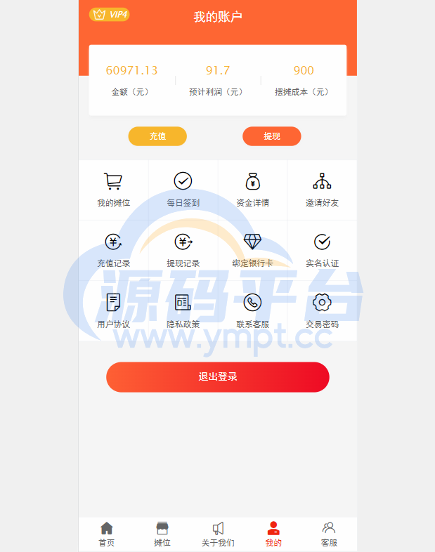 图片[6]-女性投资盘/摆摊系统/摆摊投资分红/投资理财源码 - 源码平台网-源码平台网