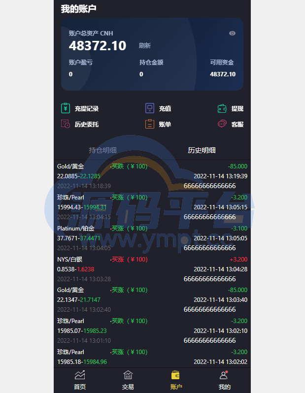 图片[3]-二开版微交易系统/贵金属交易平台/微盘交易系统 - 源码平台网-源码平台网