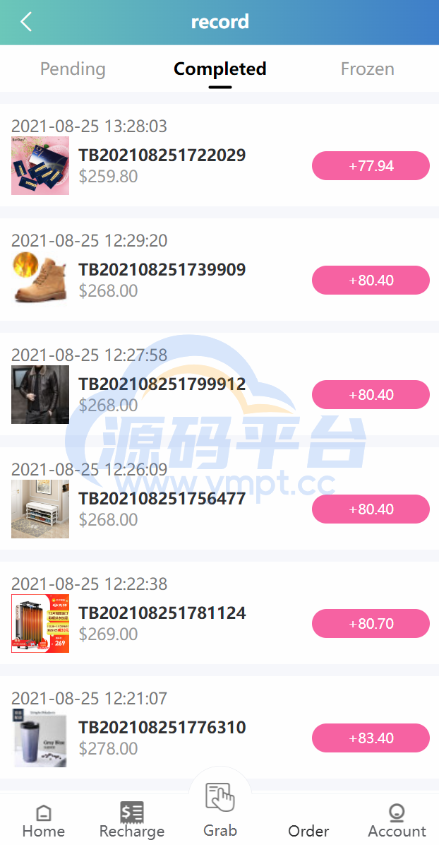 图片[8]-VUE版嗨淘抢单系统/多语言订单匹配系统/海外抢单刷单源码 - 源码平台网-源码平台网