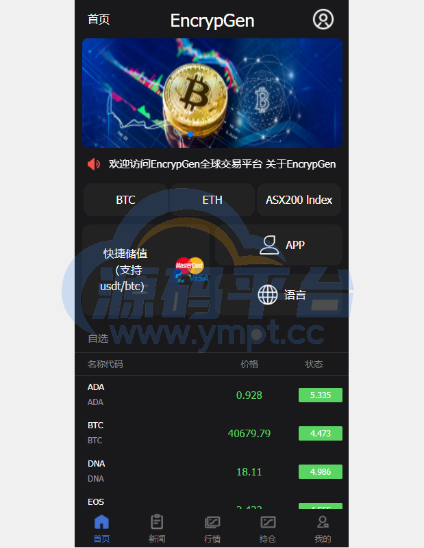 图片[1]-全新PC版微盘系统/微盘外汇系统/USDT充值/九种语言/实名认证 - 源码平台网-源码平台网