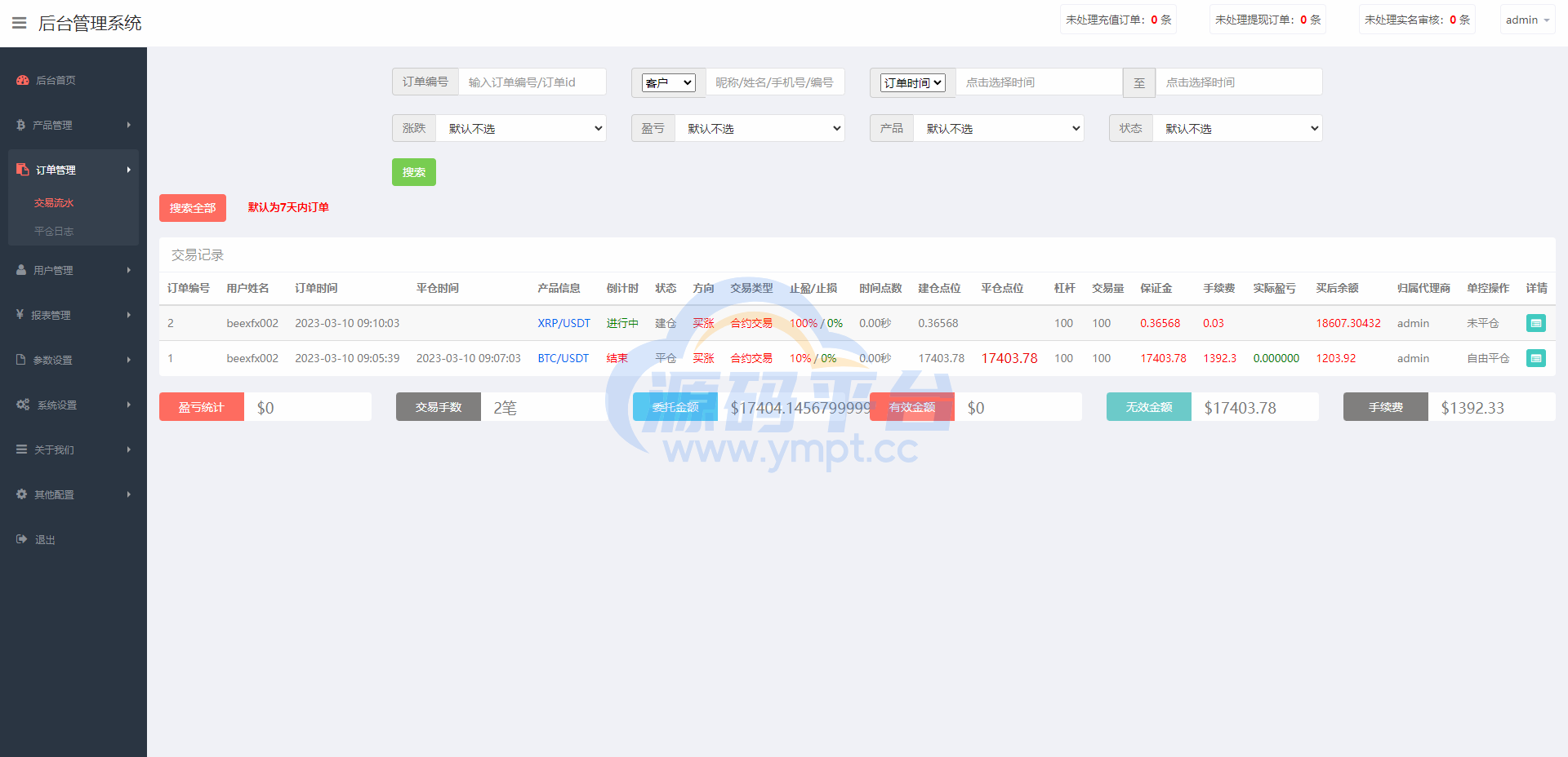 图片[19]-全新伪交易所系统/虚拟币期货外汇合约交易/微盘时间盘微交易源码 - 源码平台网-源码平台网