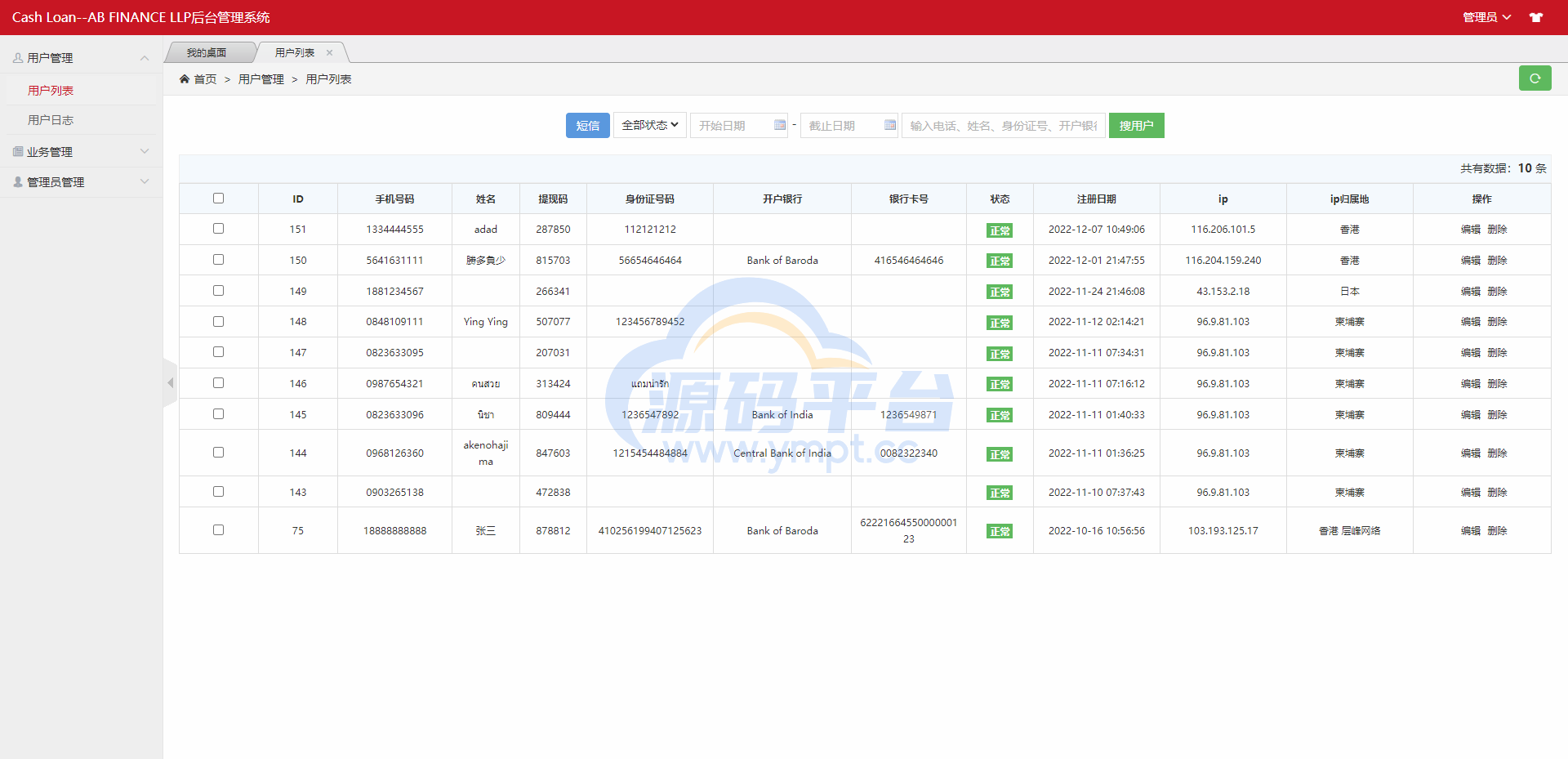 图片[11]-多语言贷款系统/印度贷款源码/海外贷款系统 - 源码平台网-源码平台网