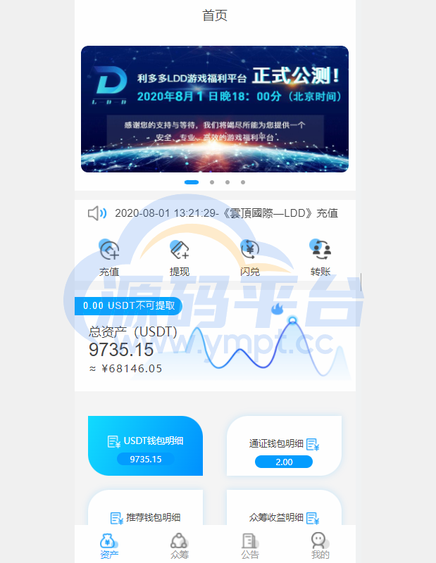 图片[1]-usdt众筹模式 新模式 新玩法 投资理财 众筹系统源码 - 源码平台网-源码平台网