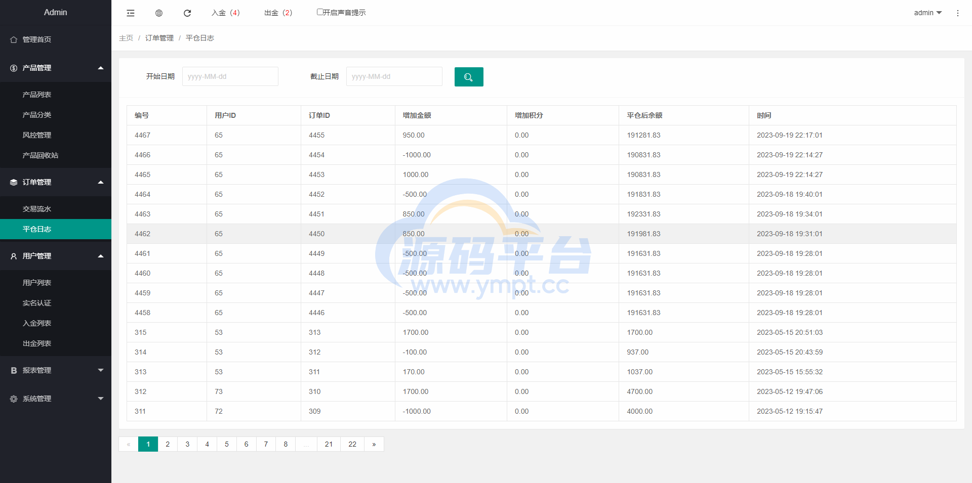 图片[15]-运营版微盘系统/期货黄金白银交易/微交易源码/代理后台 - 源码平台网-源码平台网