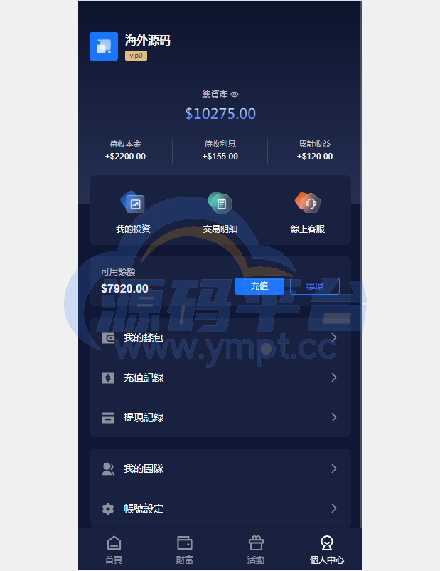 图片[4]-新版UI海外投资理财系统/多语言投资源码/投资众筹系统 - 源码平台网-源码平台网