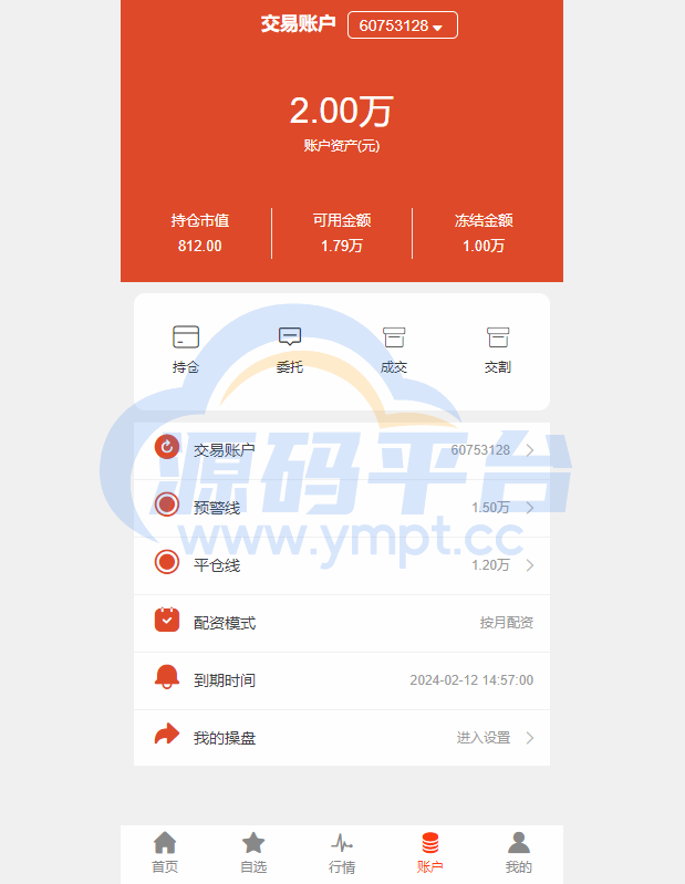 图片[7]-uinapp版股票交易系统/股票配资策略系统/K线图完美 - 源码平台网-源码平台网