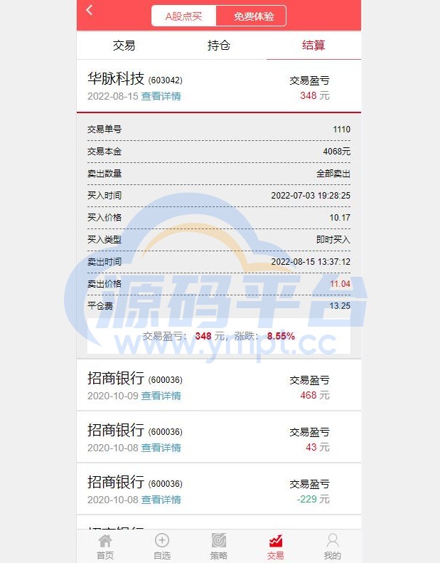 图片[9]-2022修复版策略配资系统/A股股票系统/买点策略 - 源码平台网-源码平台网