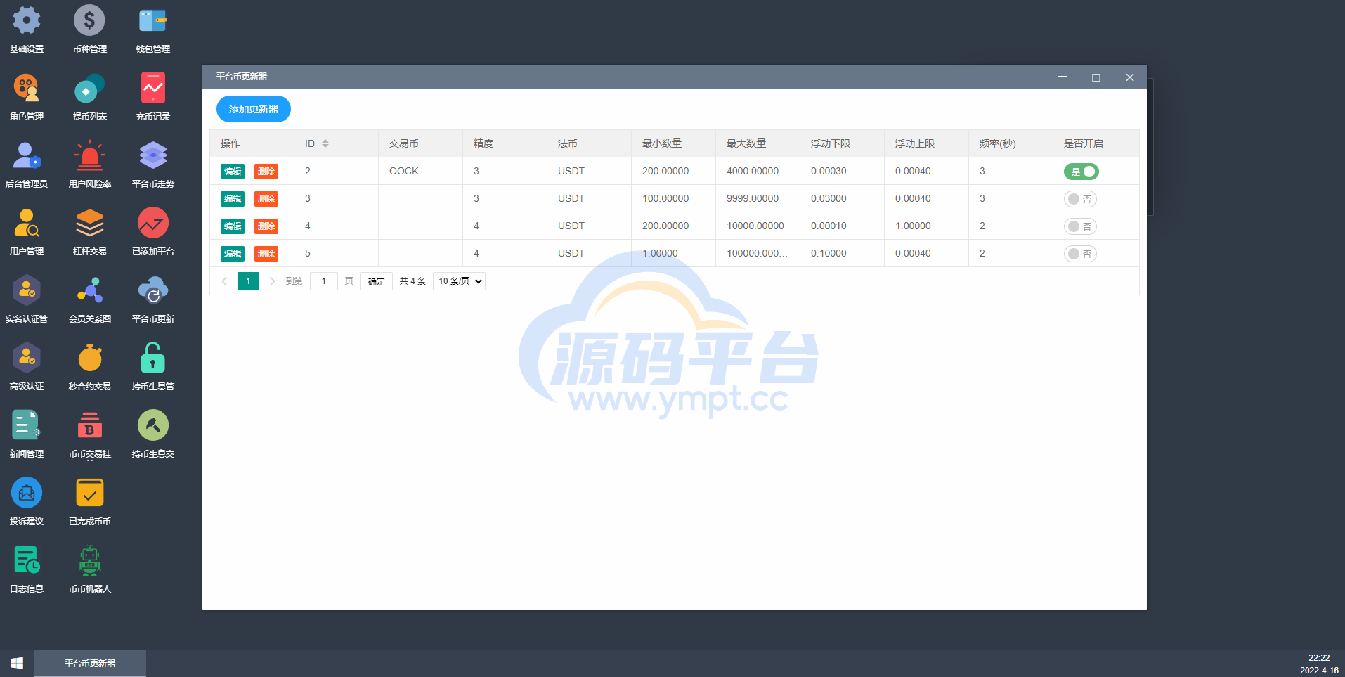 图片[21]-全新二开交易所/后台预生成K线/质押生息/IEO认购/币币合约交易 - 源码平台网-源码平台网