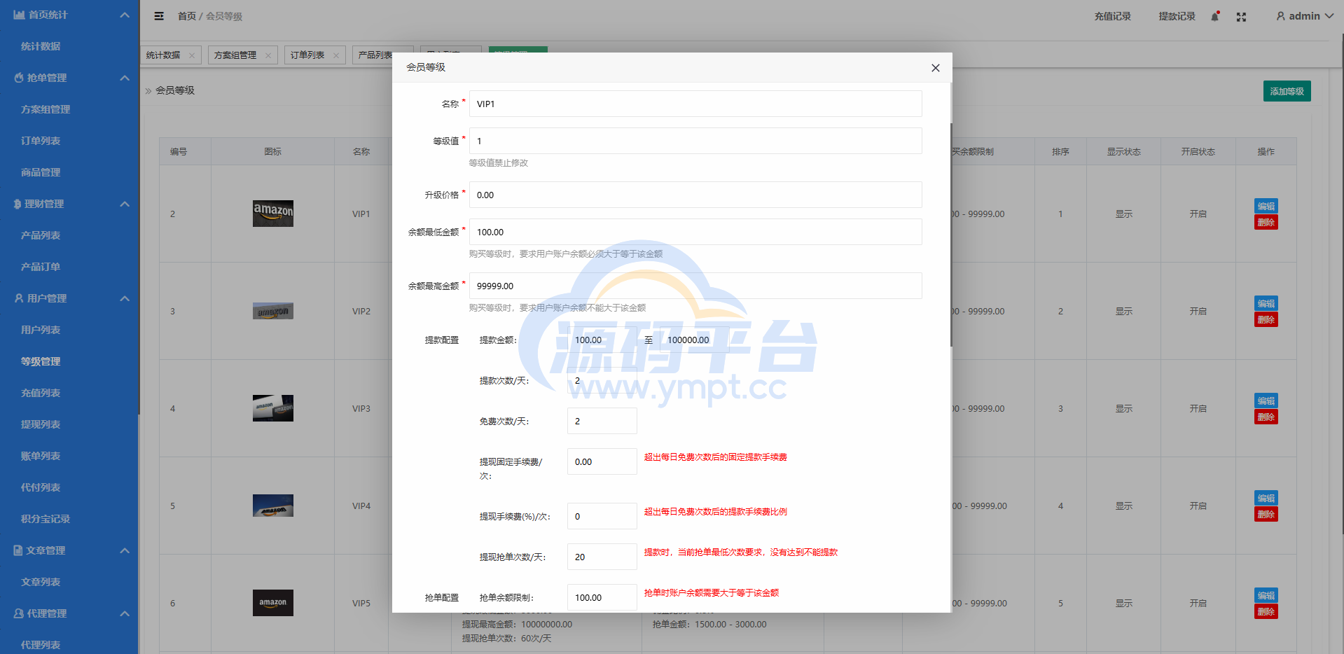 图片[21]-定制版海外抢单刷单系统/多语言亚马逊刷单/订单控/余额宝 - 源码平台网-源码平台网