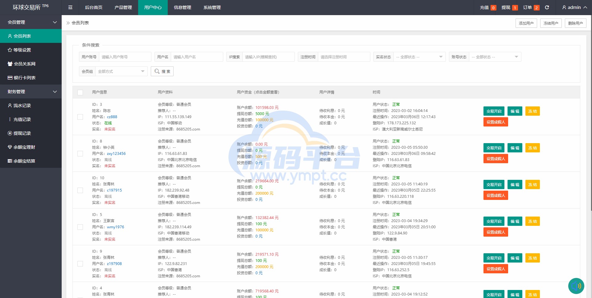 图片[18]-期货外汇微交易系统/微盘时间盘源码/余额宝/新增防封验证 - 源码平台网-源码平台网