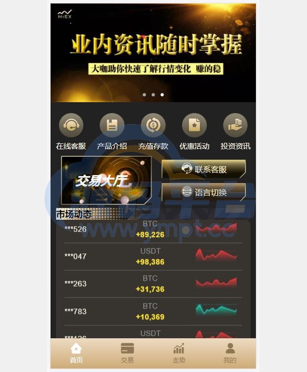 图片[3]-多语言伪交易所/外汇微盘系统/完美BTC/USDT交易所/前后端分离 - 源码平台网-源码平台网