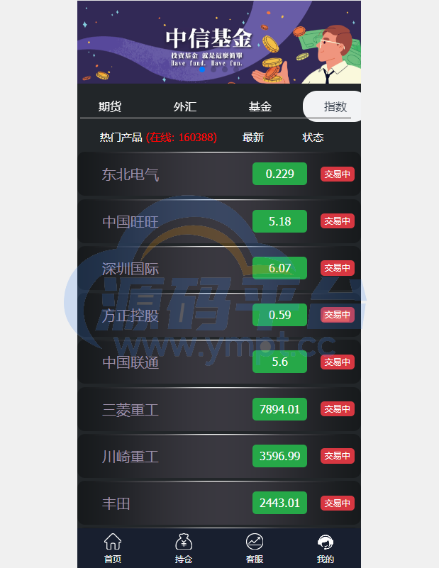 图片[3]-二开微盘系统/外汇/期货/基金/指数/微交易系统 - 源码平台网-源码平台网