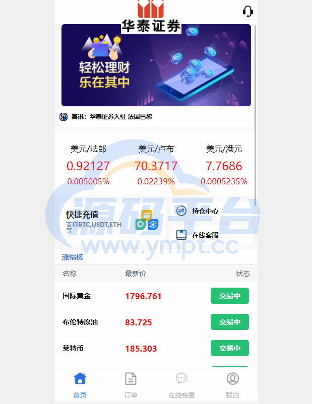 图片[1]-全新二开UI多语言微盘系统/微盘外汇投资系统/交易所股票系统 - 源码平台网-源码平台网