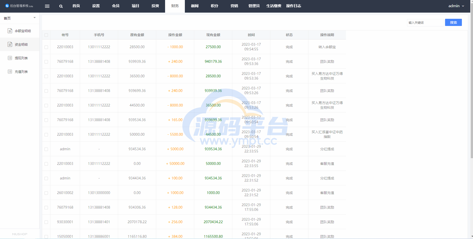 图片[23]-全新项目投资理财系统/投资众筹系统/自带im即时通讯 - 源码平台网-源码平台网