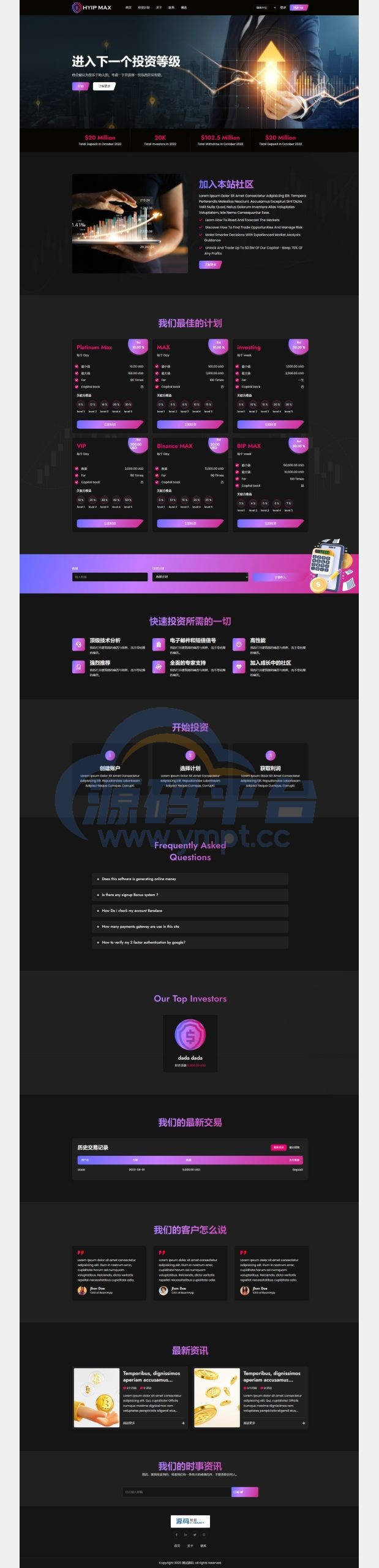 图片[2]-多语言海外投资系统源码/PHP投资理财平台源码 - 源码平台网-源码平台网