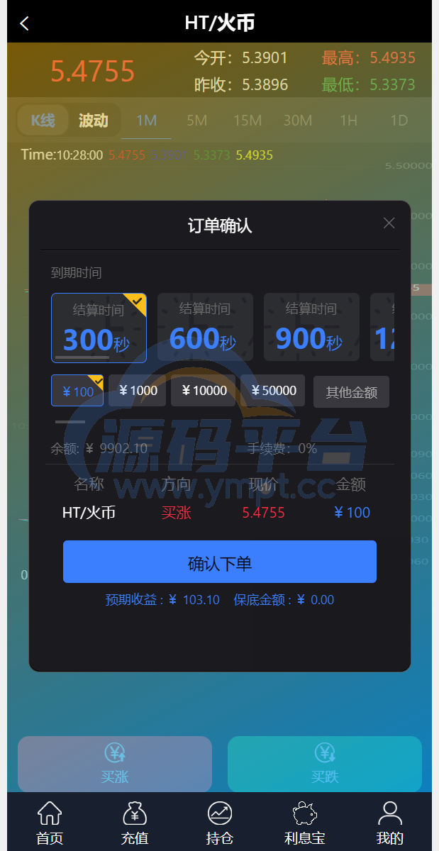 图片[5]-新框架/全新修复版微交易系统/虚拟币理财系统/微盘交易系统/K线正常 - 源码平台网-源码平台网