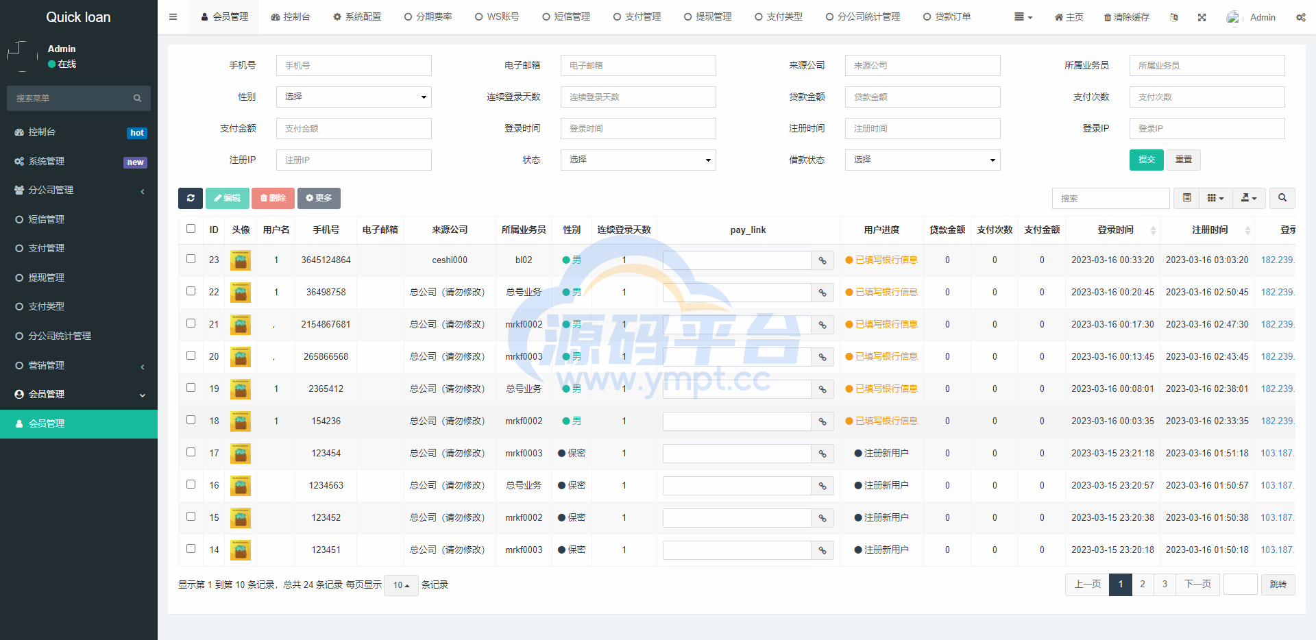 图片[14]-新版海外小额贷款系统/套路贷系统/海外合同贷款源码 - 源码平台网-源码平台网
