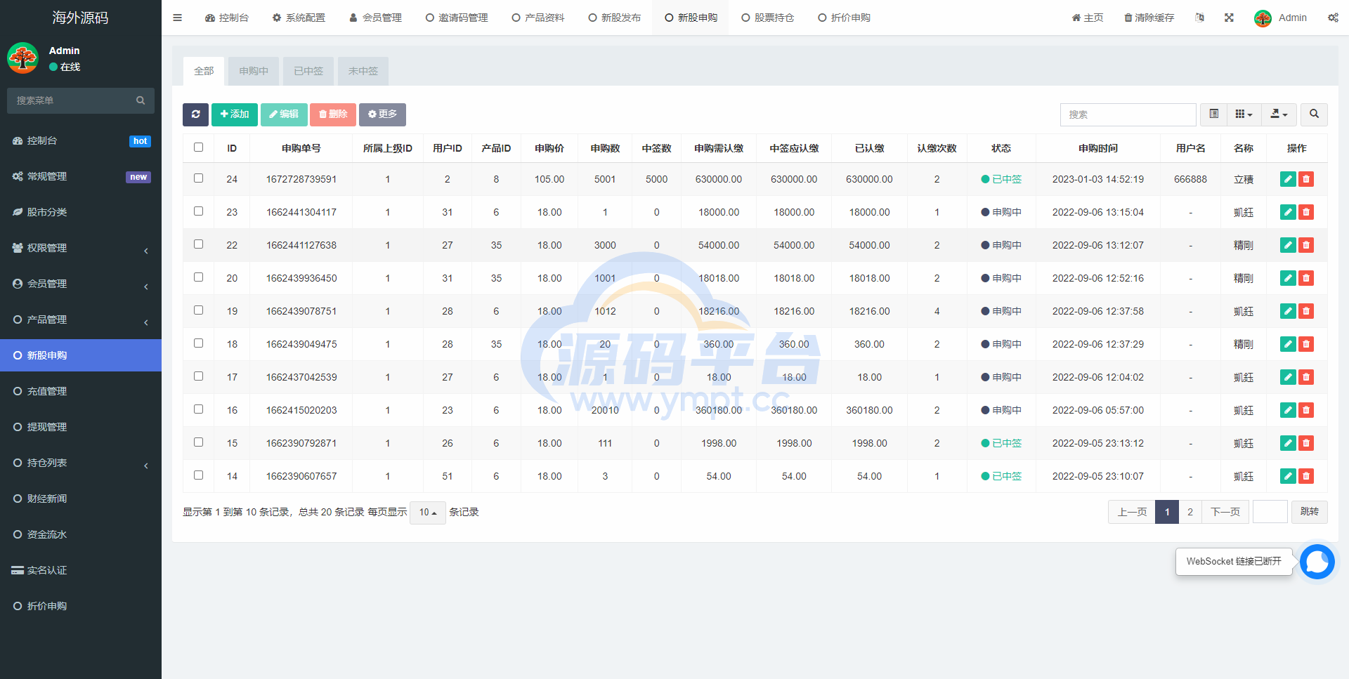 图片[12]-二开版台湾股票系统/申购折扣交易系统/股票配资源码 - 源码平台网-源码平台网