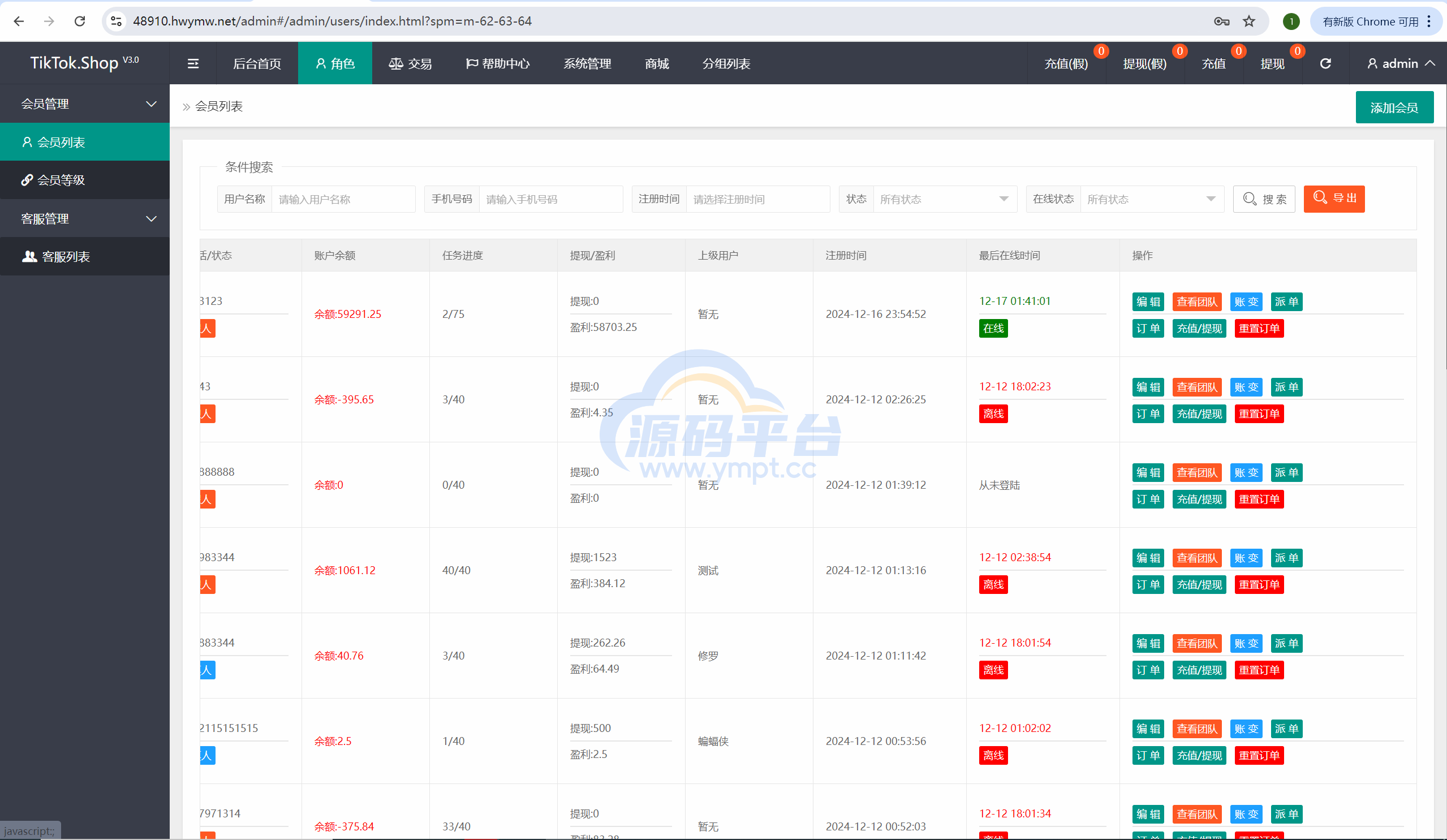 图片[4]-海外十国语言重置二开uniapp多语言TiKToK海外刷单/抢单系统/订单自动匹配系统 - 源码平台网-源码平台网