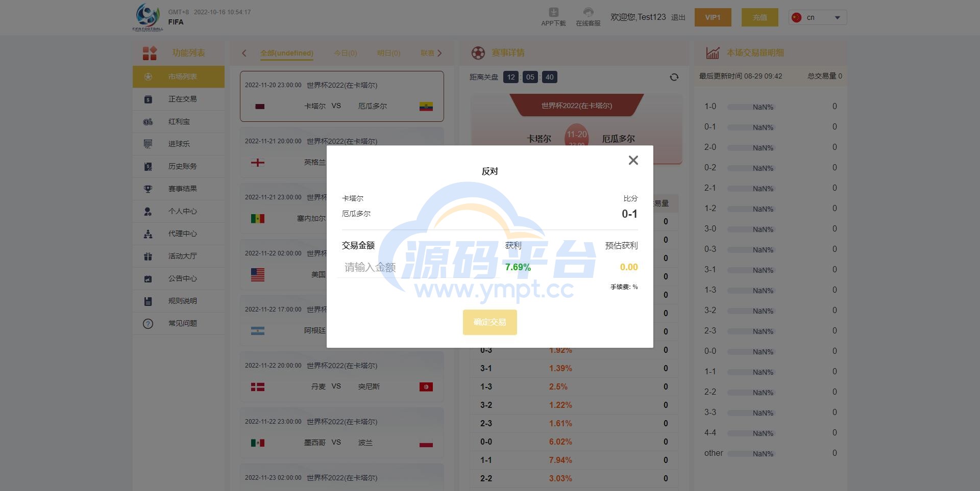 图片[8]-独家正常版世界杯源码/多语言反波胆系统/红利宝代理/前后端全开源 - 源码平台网-源码平台网