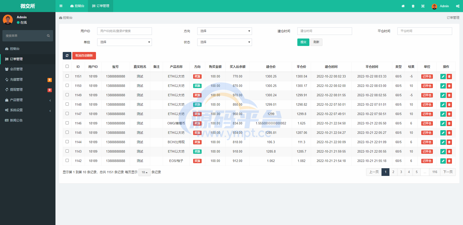 图片[12]-全新K线正常/fastadmin框架双语言外汇系统/微盘系统仿交易所/USDT支付 - 源码平台网-源码平台网