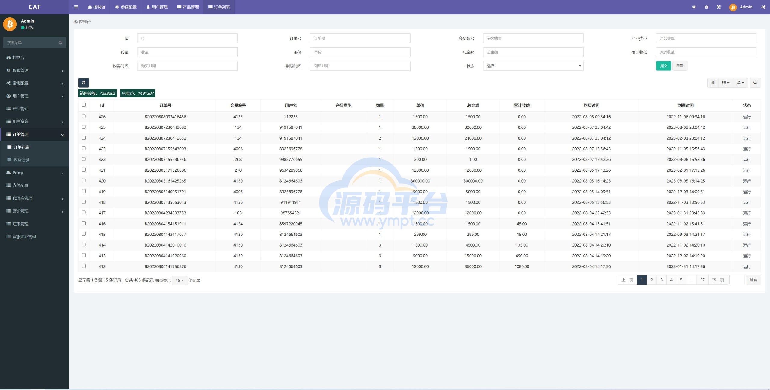 图片[22]-运营版多语言印度矿机系统/投资理财系统/前后端分离/单独代理后台 - 源码平台网-源码平台网