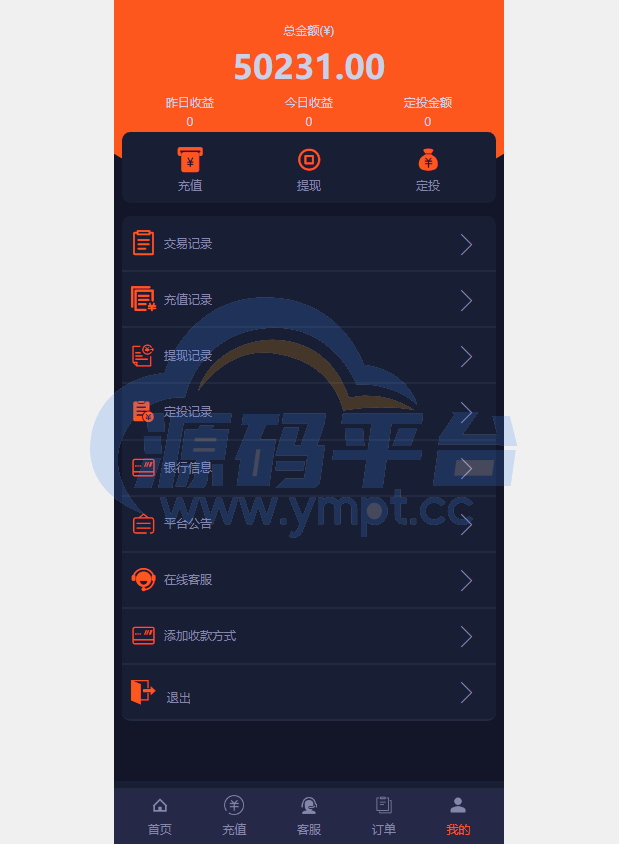 图片[7]-运营版微盘系统/期货黄金白银交易/微交易源码/代理后台 - 源码平台网-源码平台网