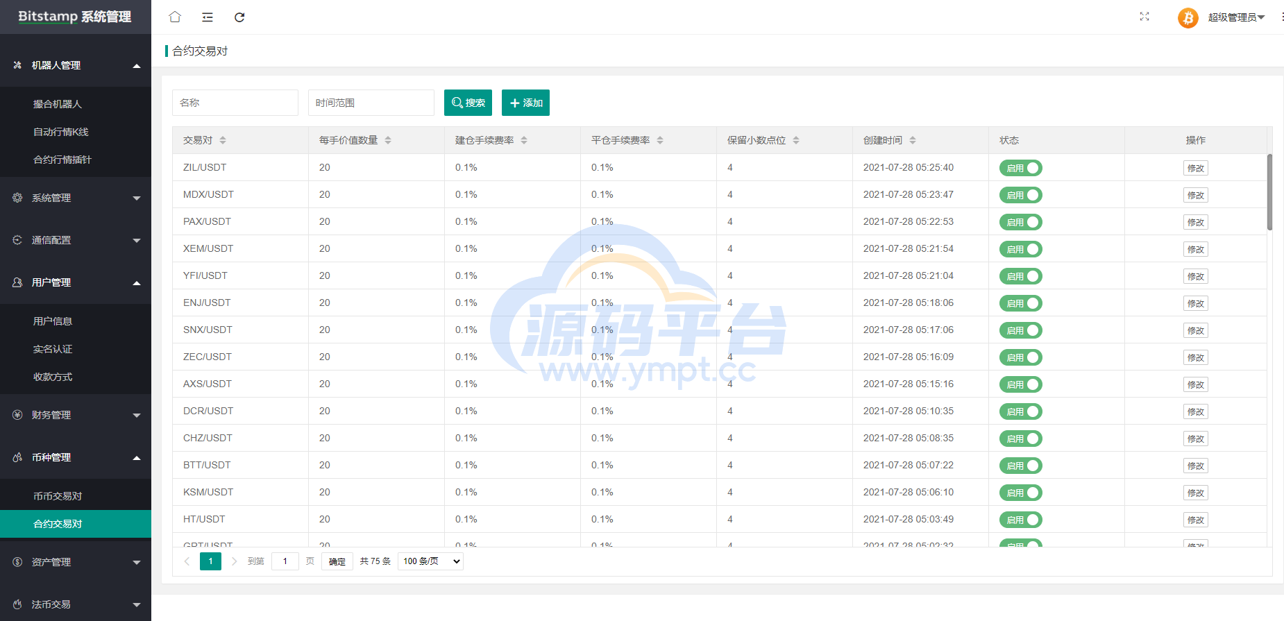 图片[23]-java原生交易所系统/期权交易/合约交易所/法币交易 - 源码平台-源码平台