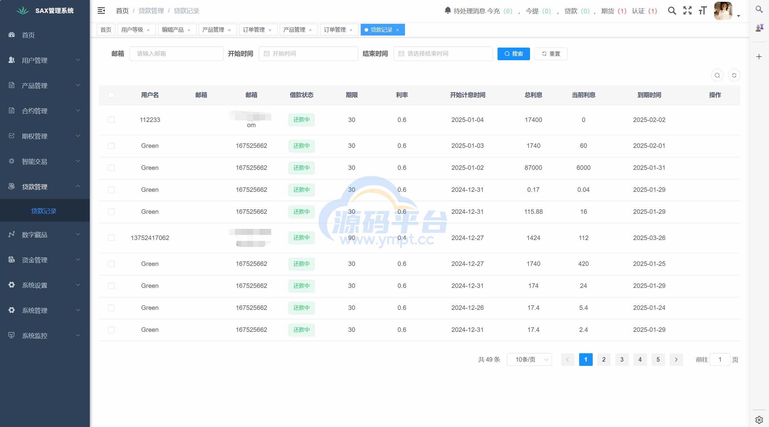 图片[17]-多语言新版本UI 欧美风格币盘外汇/虚拟币/股票/取货/贵金属/合约/期权/nft/只能交易H5 PC自适应（后端Java 前端VUE，全开源可二开） - 源码平台-源码平台