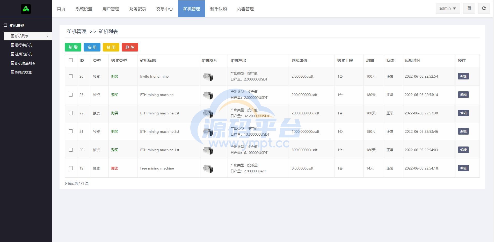 图片[20]-全新优化版区块链交易所/币币秒合约交易/IEO认购/质押挖矿 - 源码平台-源码平台