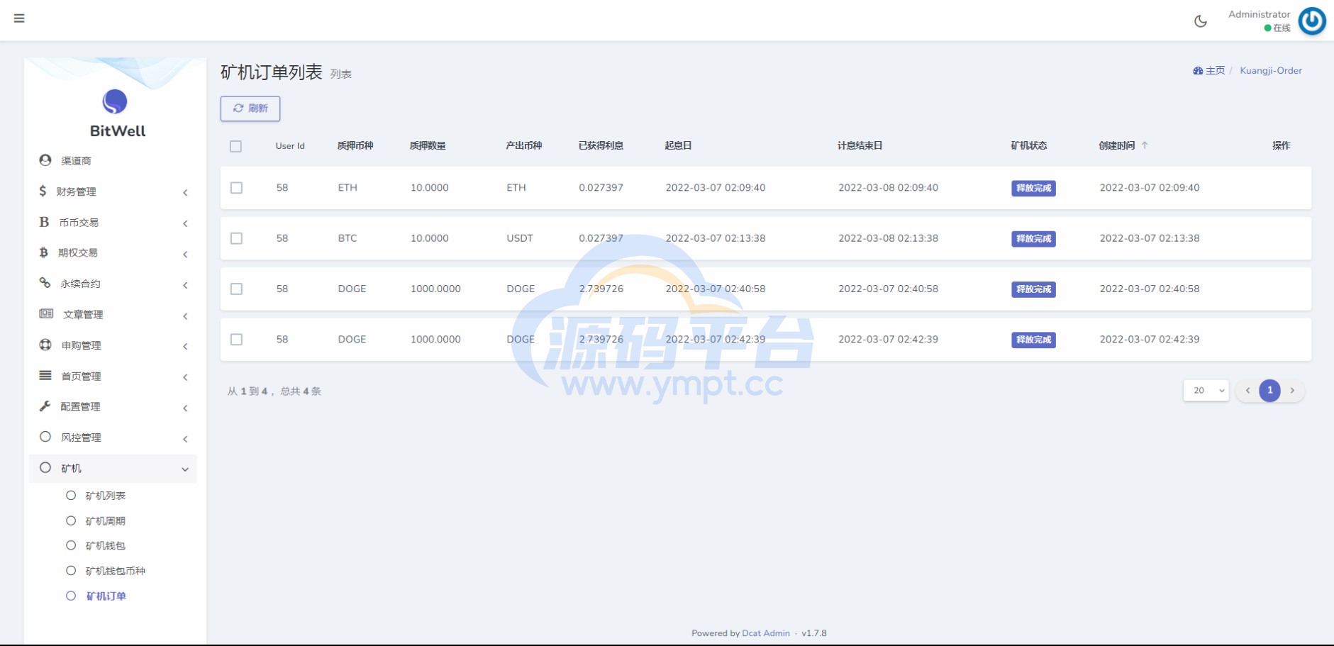 图片[14]-15国语言/区块链交易所/秒合约/申购/矿机/质押挖矿 - 源码平台-源码平台