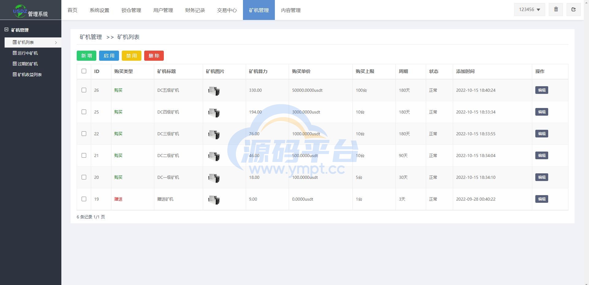 图片[18]-全新uinapp矿机交易系统/质押锁仓/市场交易/全球分红/多语言矿机投资 - 源码平台-源码平台