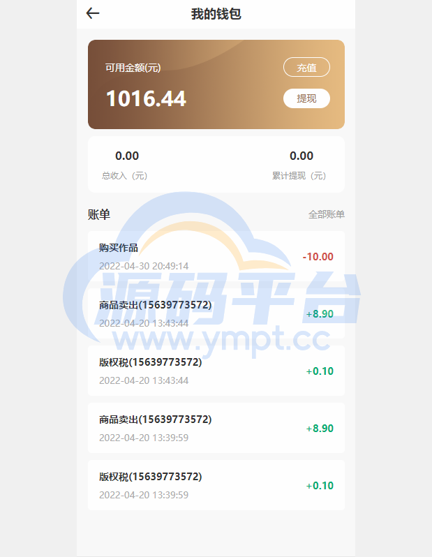 图片[3]-数字艺术品铸造交易平台NFT交易商城类鲸探类唯艺术 - 源码平台-源码平台
