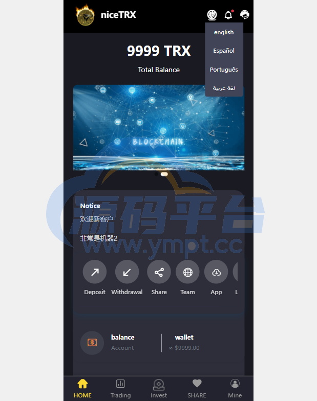 图片[3]-TRX投资源码 /区块链源码/投资理财/多语言 - 源码平台-源码平台