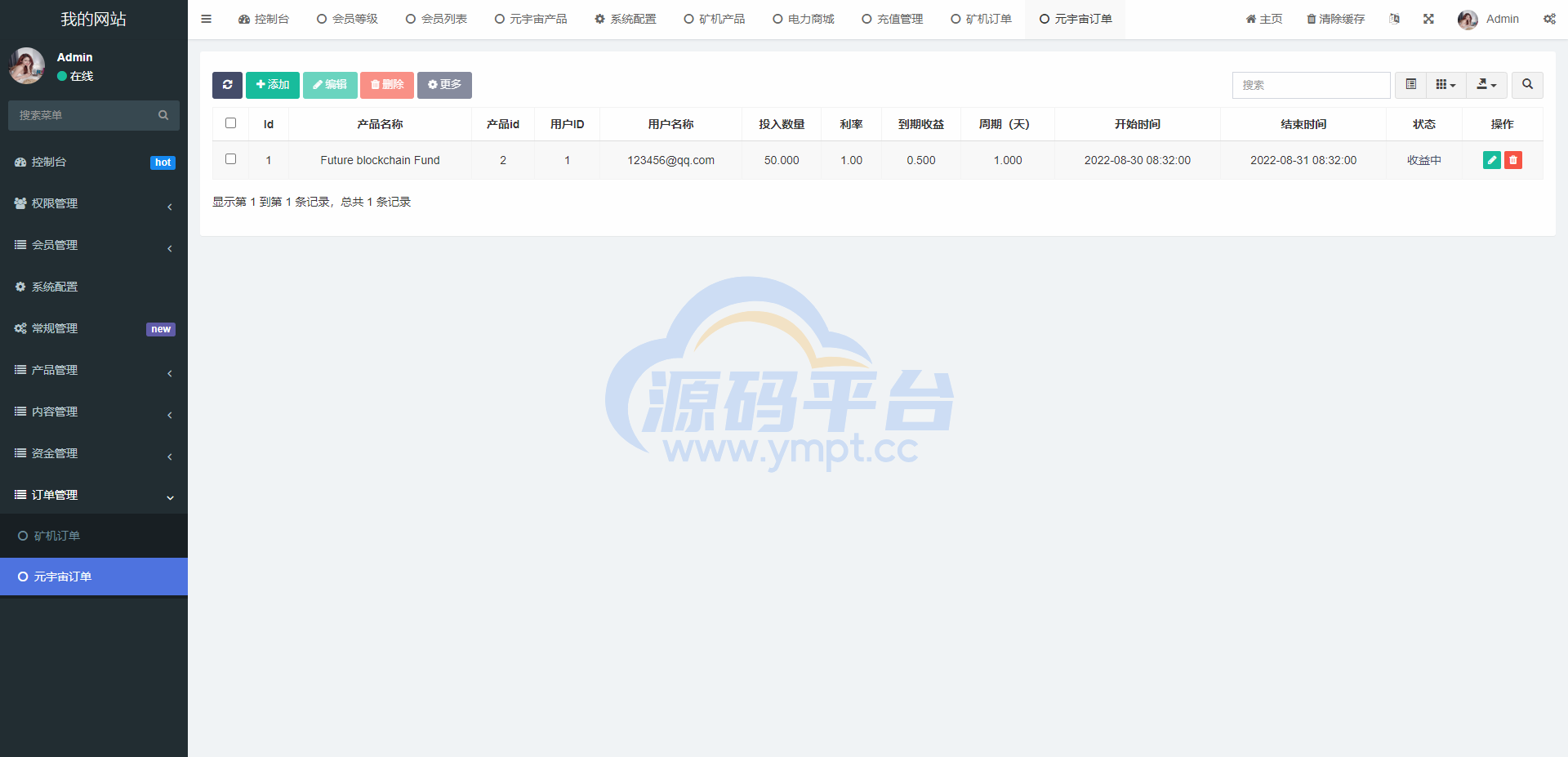 图片[17]-海外版区块链投资系统/元宇宙投资理财系统/云矿机投资 - 源码平台-源码平台