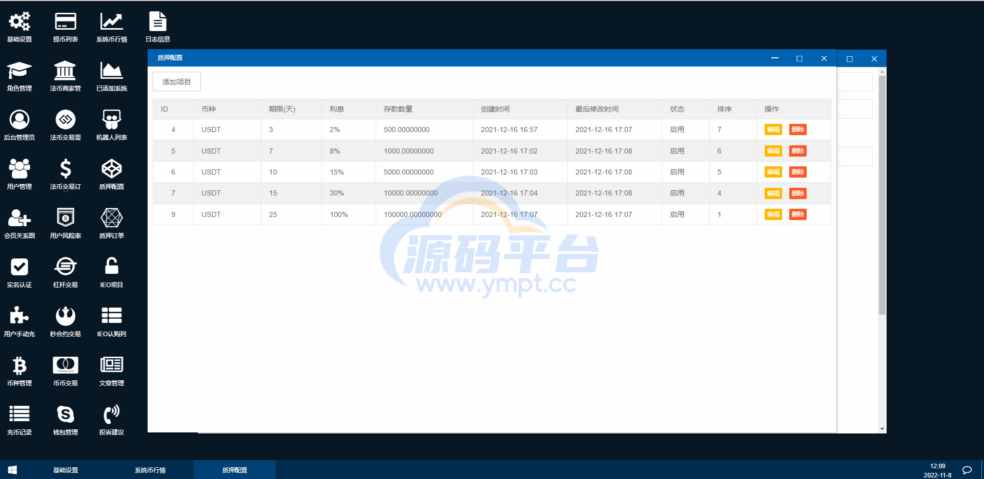 图片[24]-二开完整版多语言交易所/币币秒合约/锁仓质押/IEO认购/完整机器人 - 源码平台-源码平台