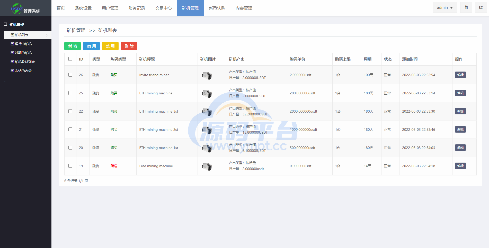 图片[15]-二开版多语言交易所/秒合约交易/质押矿机/新币认购 - 源码平台-源码平台