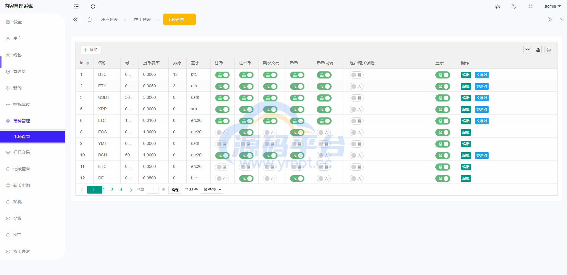 图片[16]-全新区块链交易所/IEO/锁仓挖矿/秒合约/币币交易/双套UI - 源码平台-源码平台