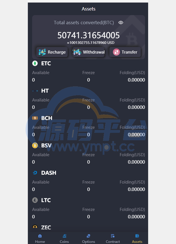 图片[1]-多语言区块链交易所源码/期权交易/申购/币币秒合约交易所 - 源码平台-源码平台