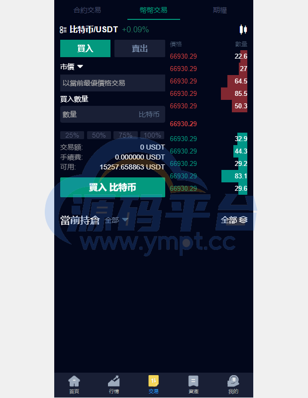 图片[6]-新版UI交易所系统/海外微盘系统/币币合约期权交易源码 - 源码平台-源码平台