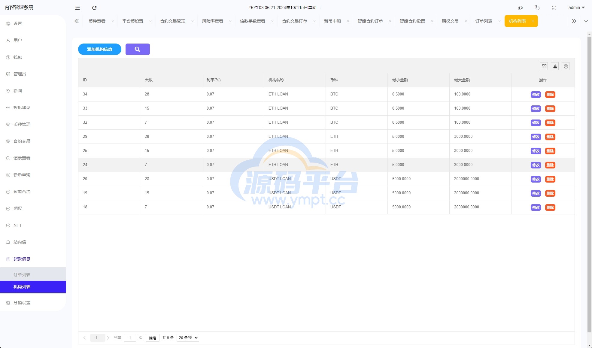 图片[35]-二开版海外交易所系统/币币期权杠杆交易/锁仓认购/合约插针 - 源码平台-源码平台