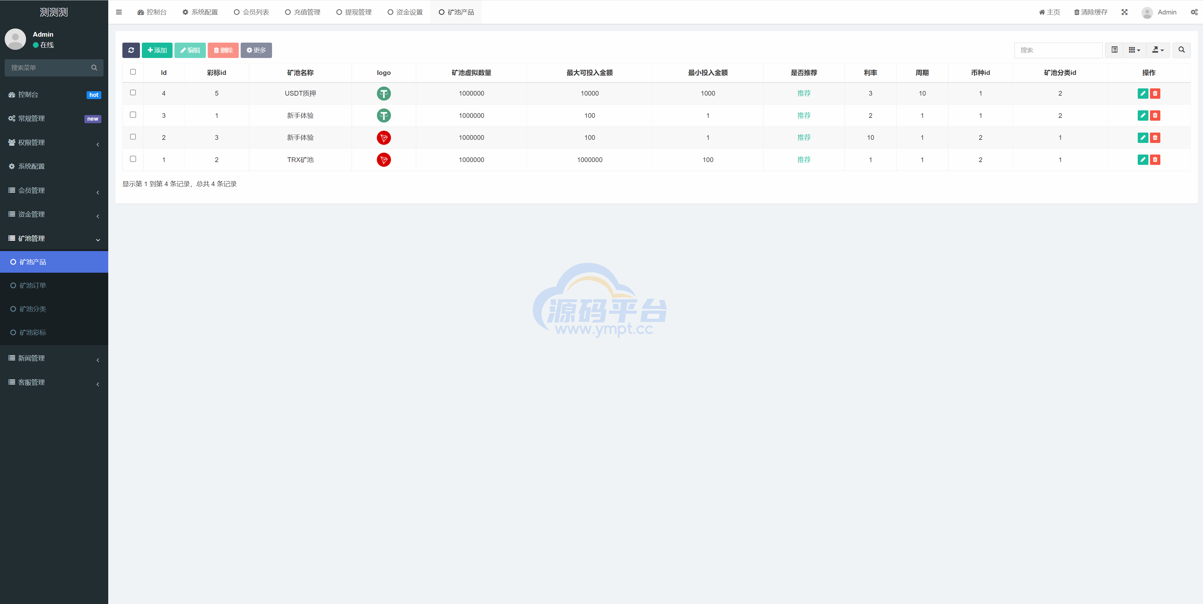 图片[20]-新版USDT/TRX区块链理财系统/质押挖矿/云算力矿机系统 - 源码平台-源码平台